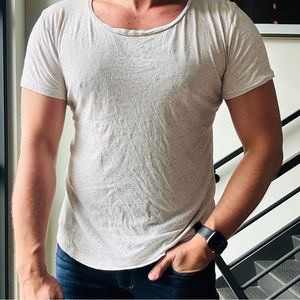 ANERKJENDT Rainbow Wide Neck T-Shirt